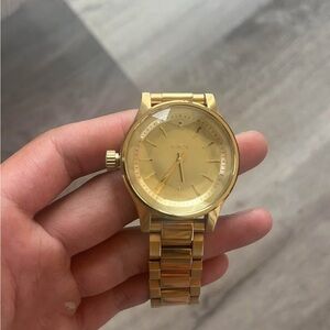 Nixon Gold Tone Watch